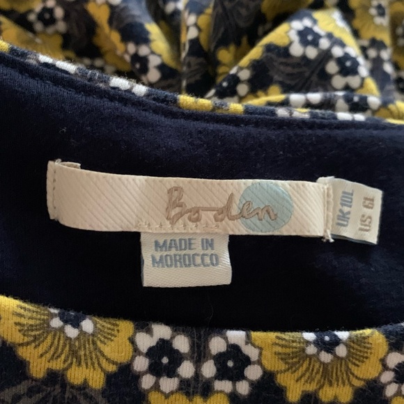 Boden Floral Print Sleeveless Jersey Knit Midi Dress - Picture 2 of 7